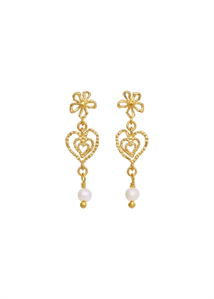 Izabel Earrings Forgyldt Maanesten